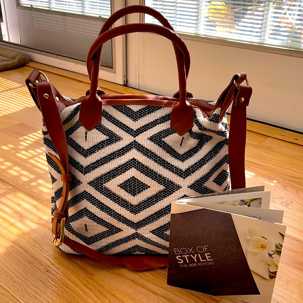 Rachel Zoe & Tribe Alive collaboration handbag